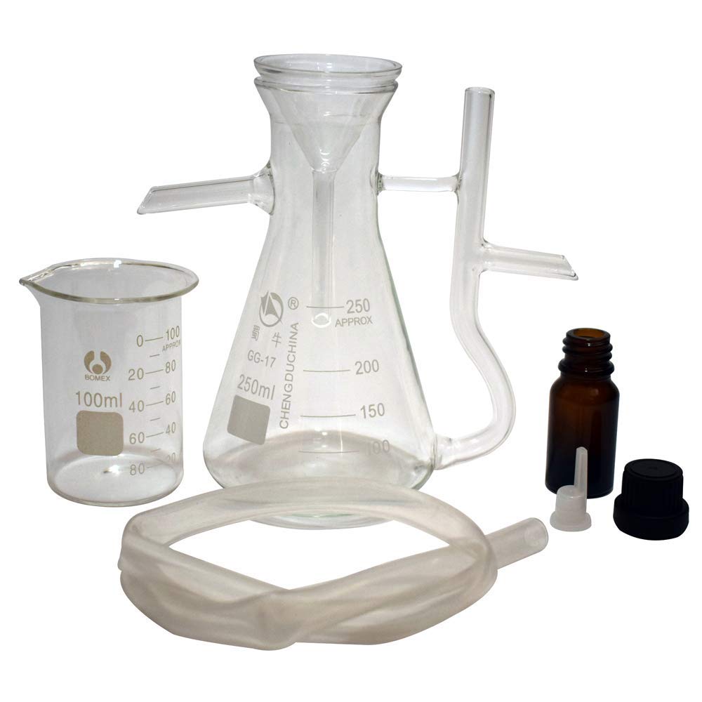 Eau Huile essentielle Séparateur laboratoire distillation Verrerie Kits Eau Pure Huile Rosée Bouteille Collecteur Récepteur 250ml 500ml 1000ml (1000ml)