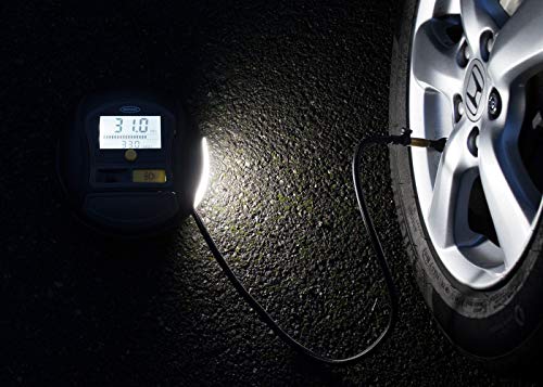 RING TYREINFLATE 1000 Rapid Digital Tyre Inflator Air Compressor With Three Adaptors - Measures in PSI, BAR & Kpa - Image 12