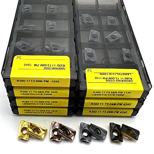 Puntas de carburo para torno, pack 10 piezas miniatura 1