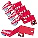 DDrum RSKIT (5) Pack Red Shot Trigger Pack with 4 Snare/Tom Triggers, Bass Drum