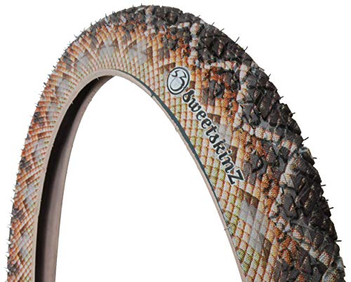 Ammaco. SweetskinZ Rattlesnake Snakeskin 20 x 2.125 Dirt Ramp Freestyle BMX Kids Bike Reflective Tyre (Two Tyres)