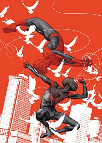 Displate - Póster de Metal - Montado con Imán - Marvel - Spider-Man & Venom