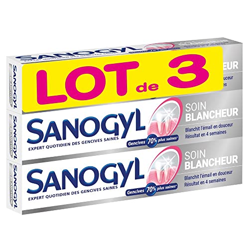 Sanogyl Dentifricio Cura Bianchezza 3 x 75 ml
