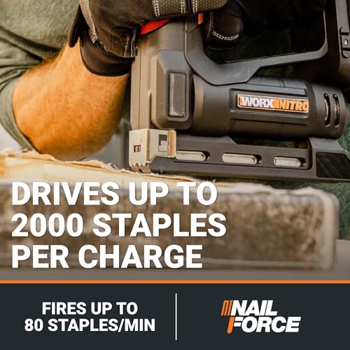 Worx Nitro 20V Crown Stapler