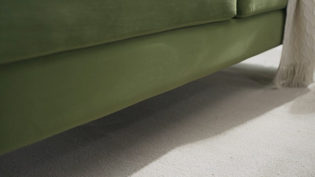 Sillón Plegable Terciopelo Marfil miniatura 7