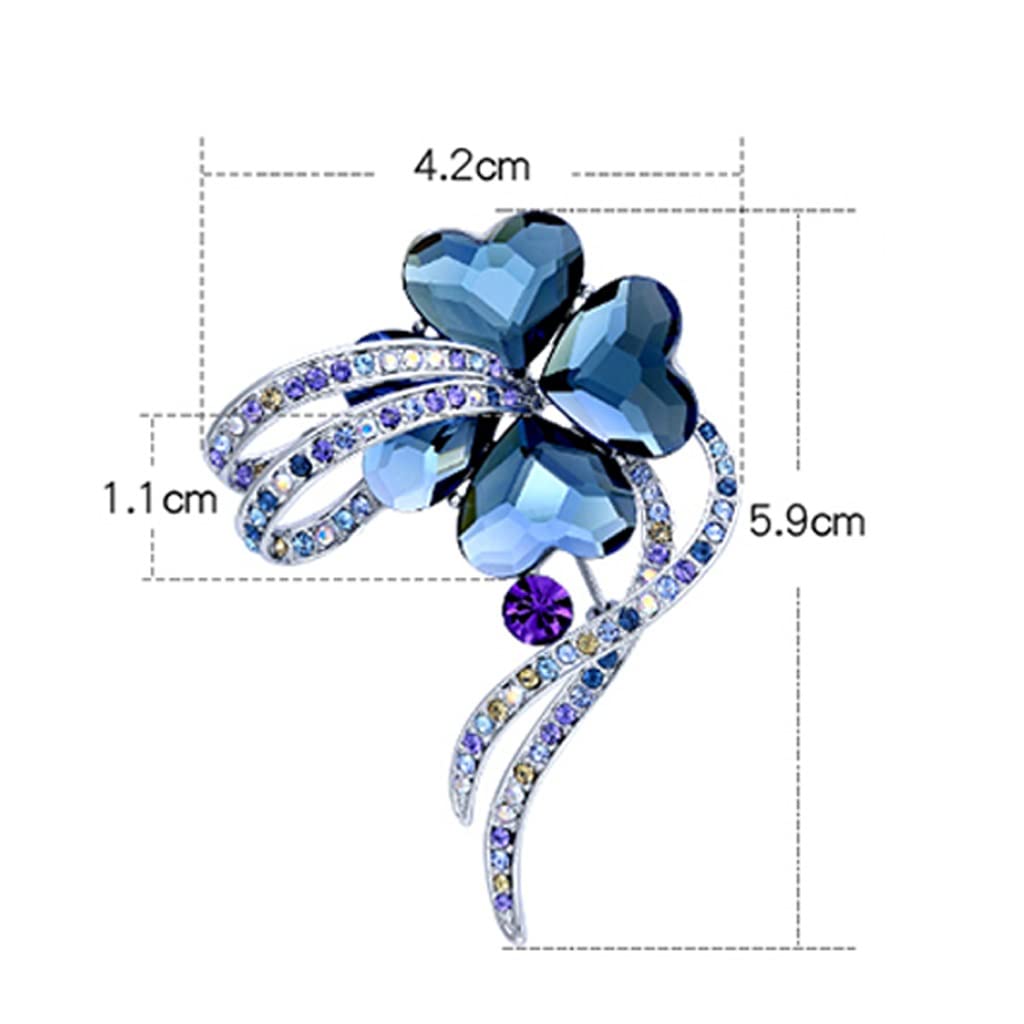 Broszka szpilki Rhinestone z kryształowych biżuterii Broszki i pinki