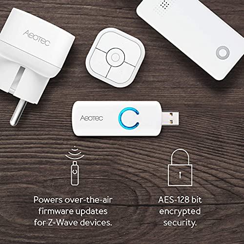 Hubs Aeotec Z-Stick Gen5 Plus, Z-Wave Plus USB to Create Your Own Z-Wave Hub, SmartStart and S2 Enabled, Works with Raspberry Pi 4, Compatible with SmartThings, HomeSeer and Others SmartThings Compatible Hubs Aeotec Z-Stick Gen5 Plus, Z-Wave Plus USB to Create Your Own Z-Wave Hub, SmartStart and S2 Enabled, Works with Raspberry Pi 4, Compatible with SmartThings, HomeSeer and Others SmartThings Compatible