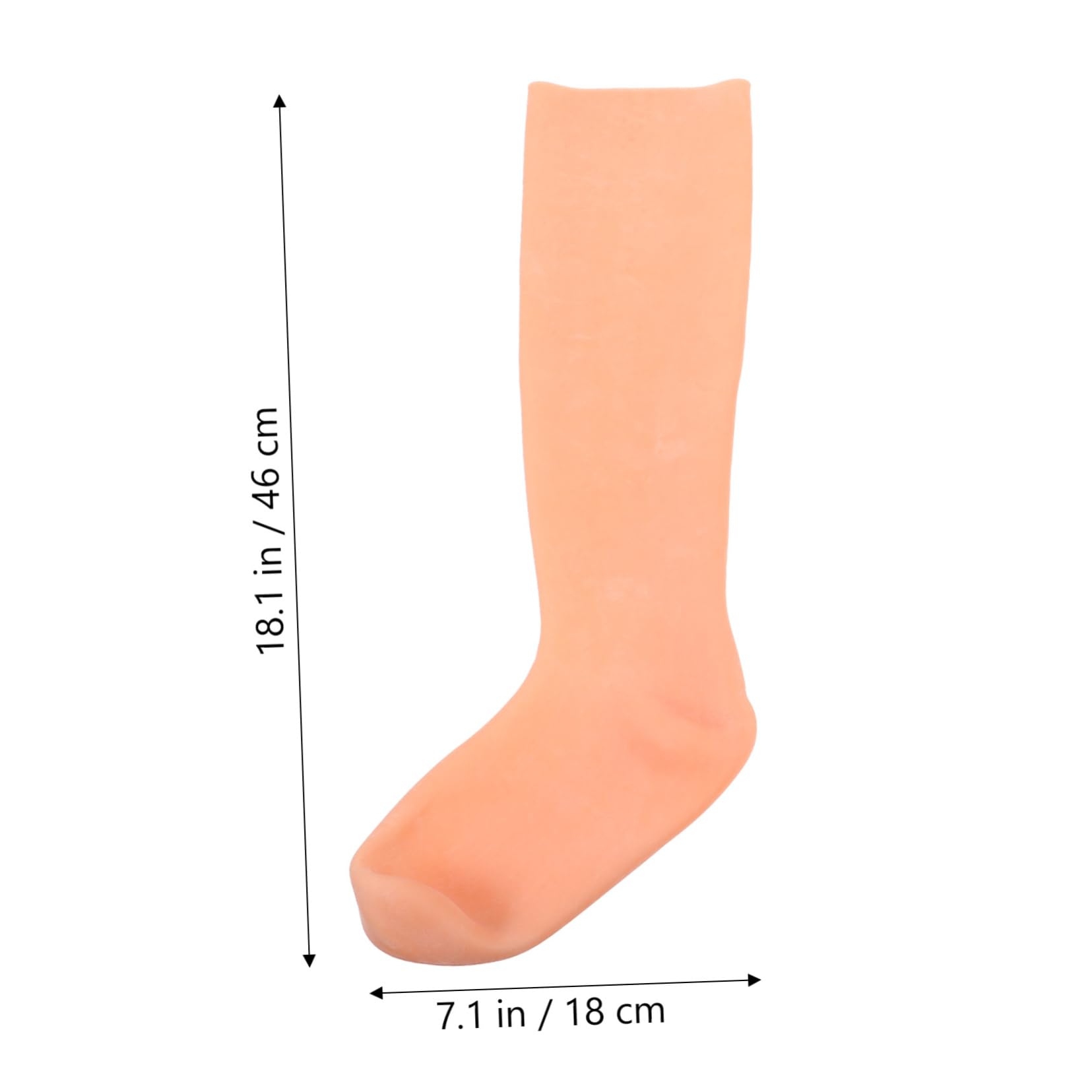 Mikinona Overnight Moisturizing Long Socks Exfoliating Foot Wraps for Cracked Heel Relief
