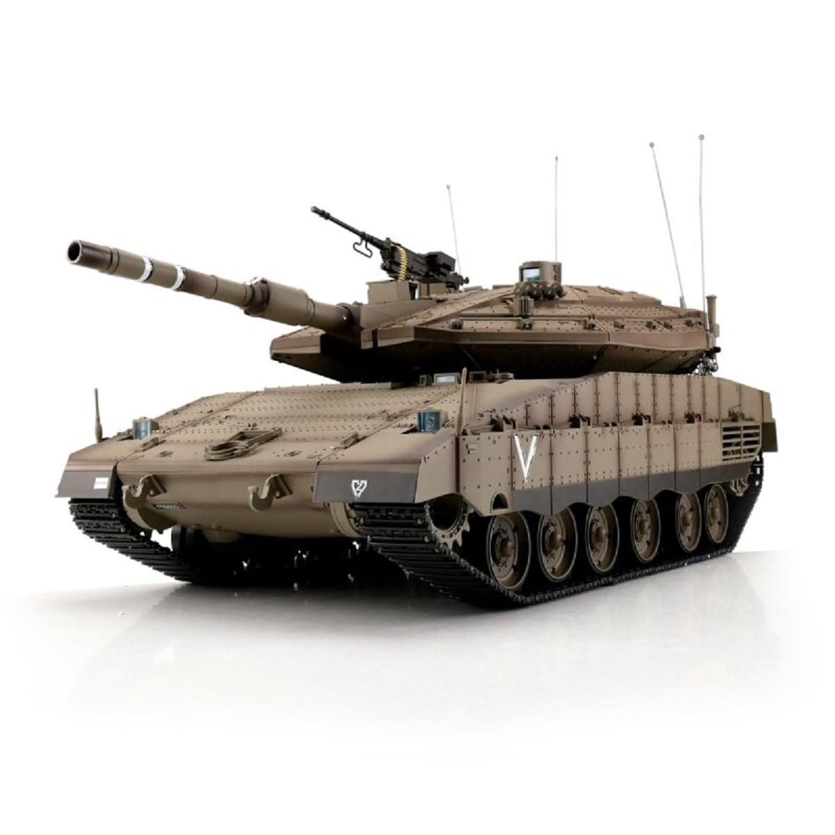 HENG LONG RC czołg 1/16 RC IDF MERKAVA MK IV BB+IR (metalowe łańcuchy) Pro
