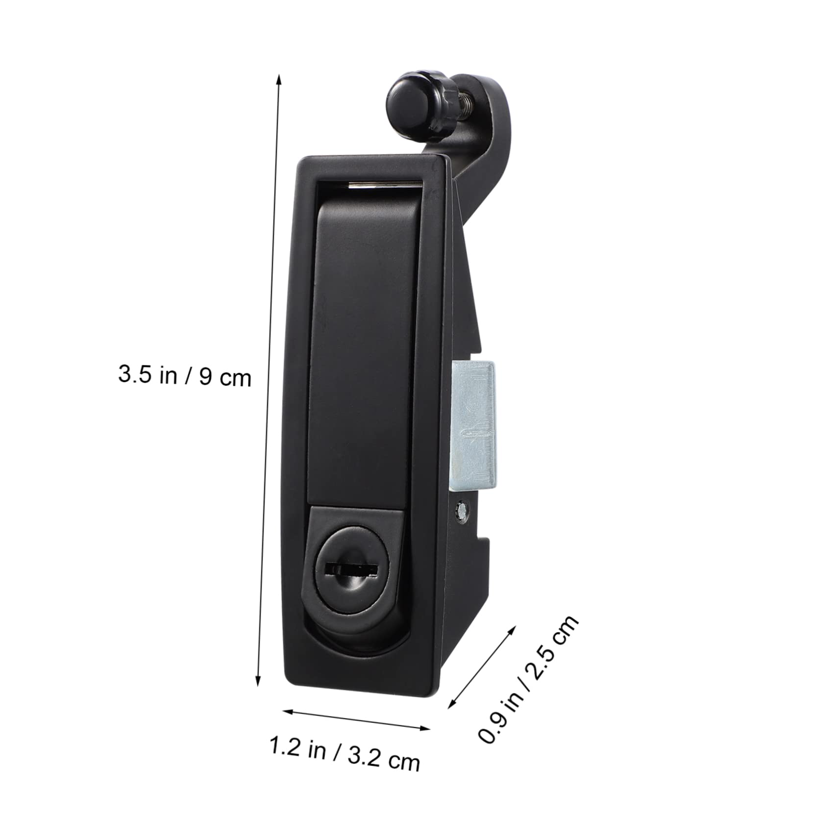 HOMOCONO Simple Install Compression Latches Key Locking Lock Latch for Door and Cabinets