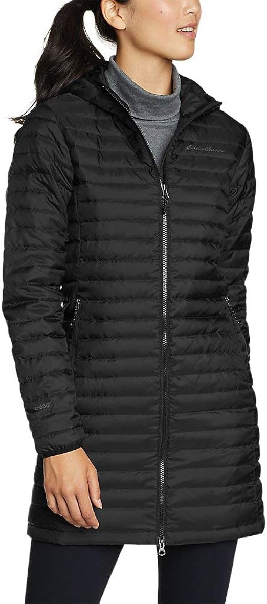 Eddie Bauer Women's Microlight Traveler Down Parka Clothing