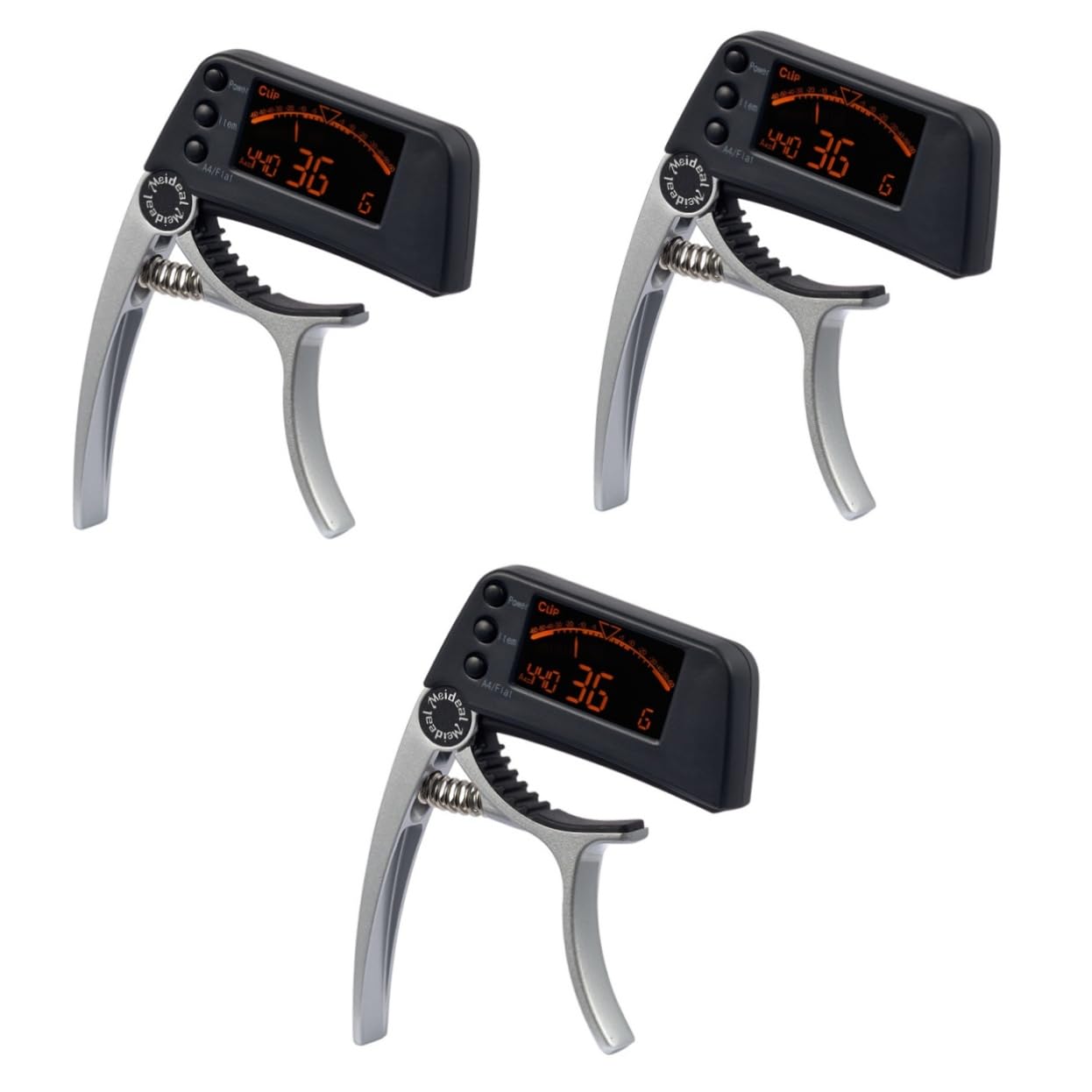 SUPVOX 3 Pezzi Accordatore Per Chitarra Capo Clip-on Accordatore Digitale Lcd Per Chitarra Acustica Elettrica Strumento Di Accordatura A 6 Corde Per Ukulele Banjo