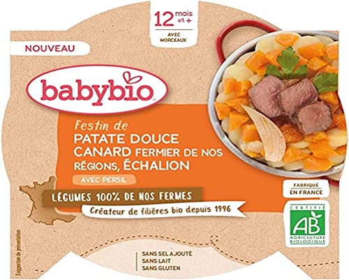 Babybio - Patate douce de notre Ferme Canard Echalion de notre Ferme - 12+ mois Cover