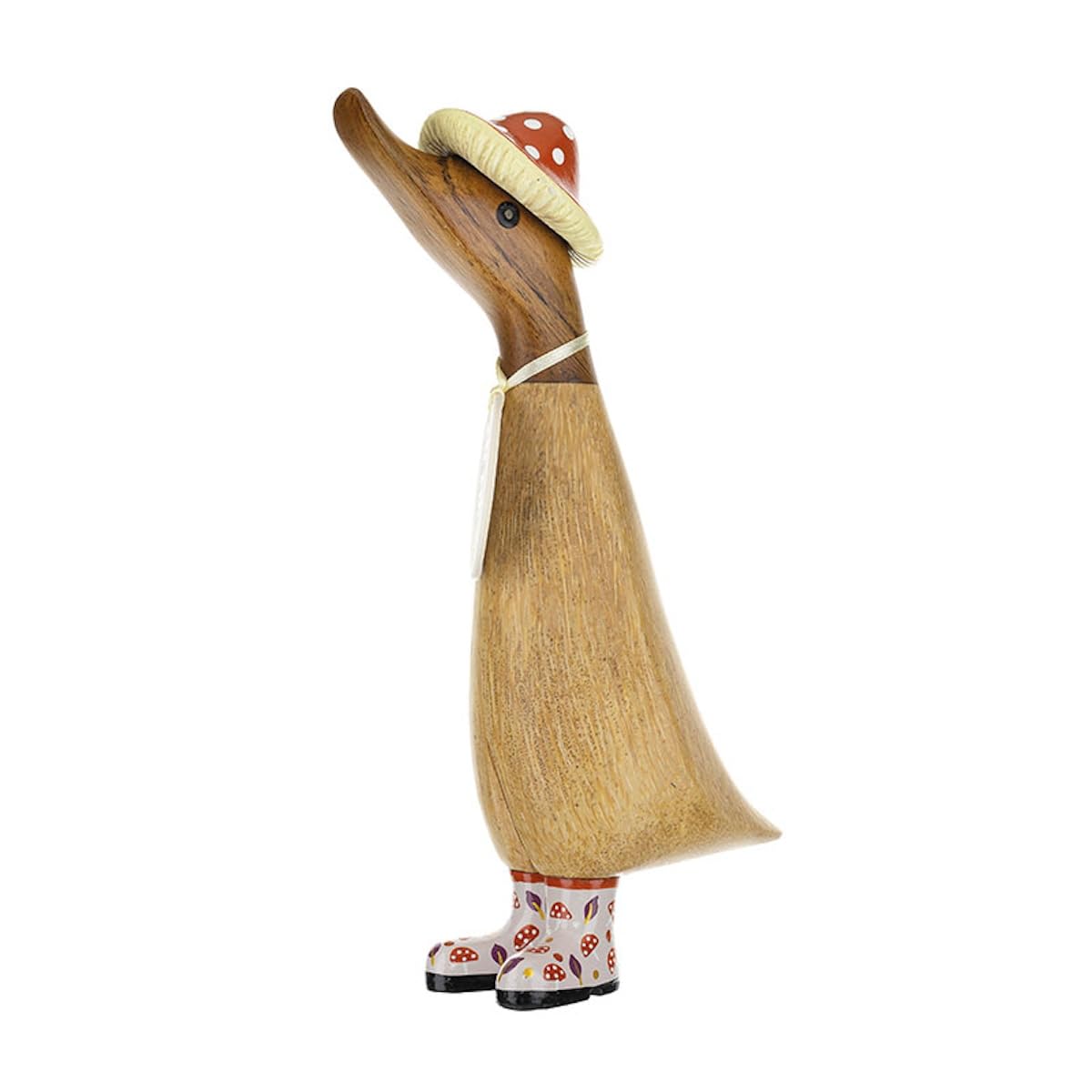 DCUK Autumnal Hat and Welly Boots Wooden Duckling - Orange