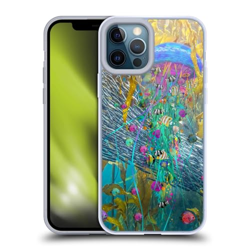 Funda de gel suave de medusas ideal para proteger tu iPhone 12 Pro Max