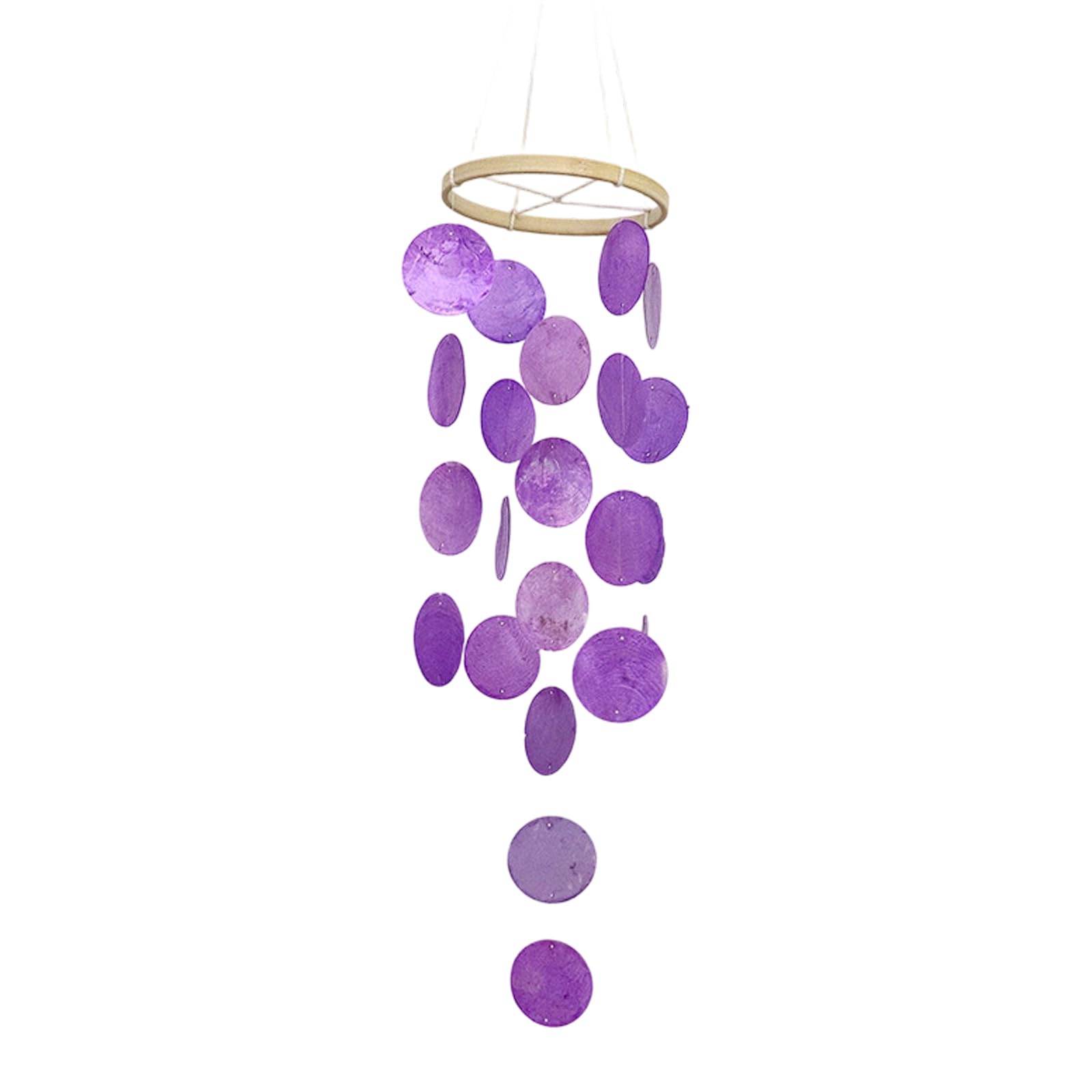 Ekoama Wind Chimes for Outside,Clear Tone Sea Shell Wind Chimes Outdoor, Sea Shell Windchime for Porch