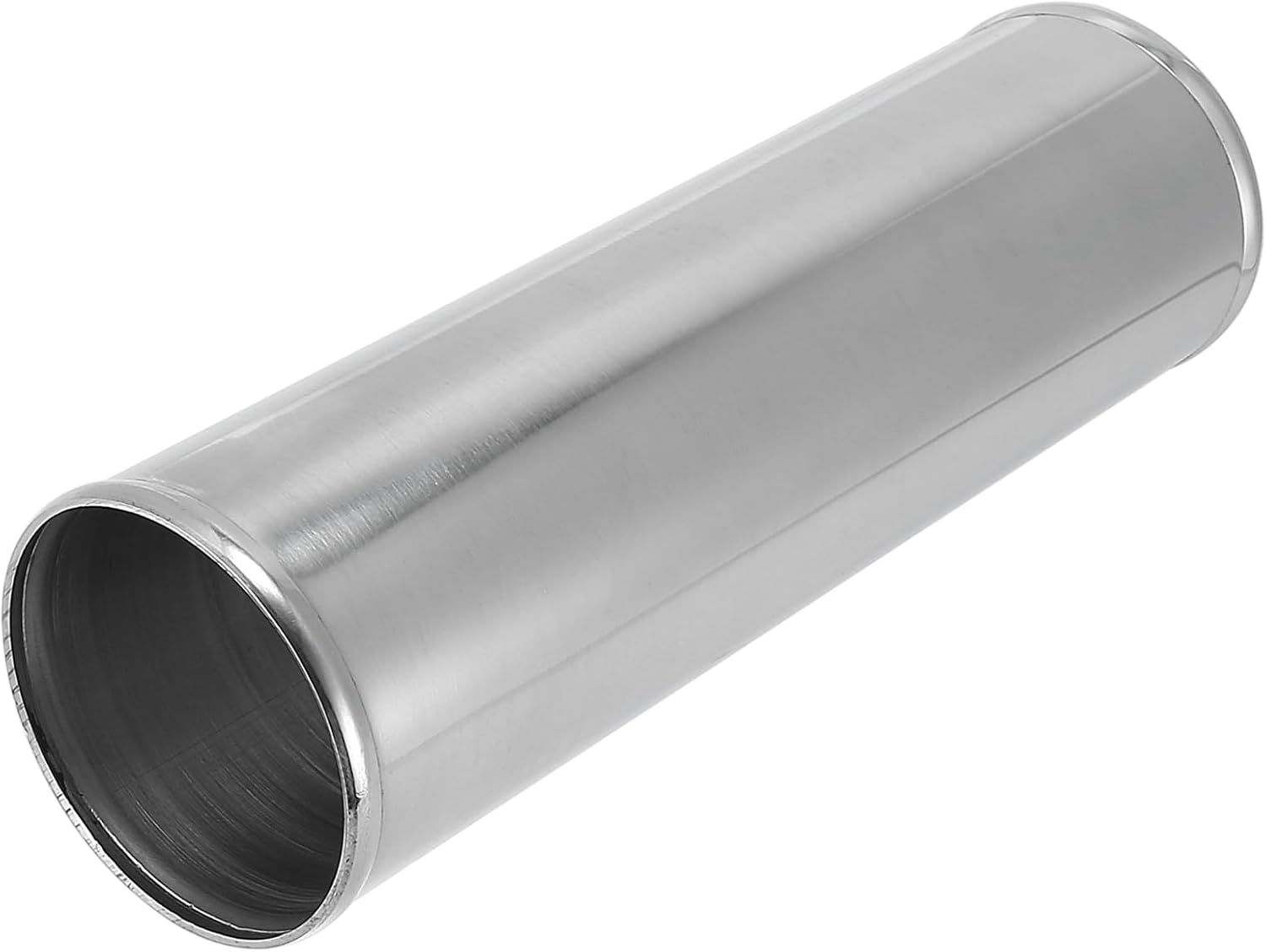 OD 3.5" 89mm Length 12" 300mm Aluminum Alloy Tube Intercooler Pipe Straight Air Intake Tube Silver Tone for Car Replace Parts