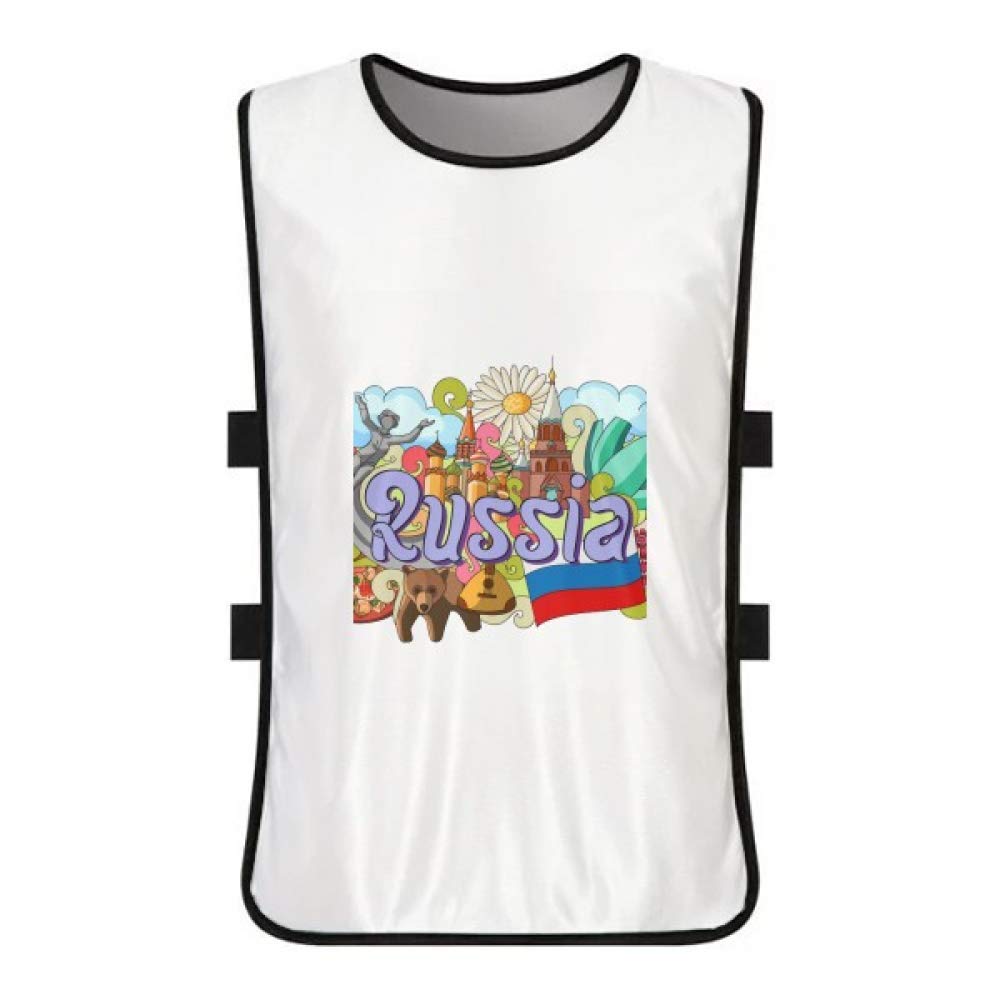 DIYthinker St Basilâ€s Cathedral Lenin Mausoleum Russia White Training Vest Jerseys Shirt Cloth