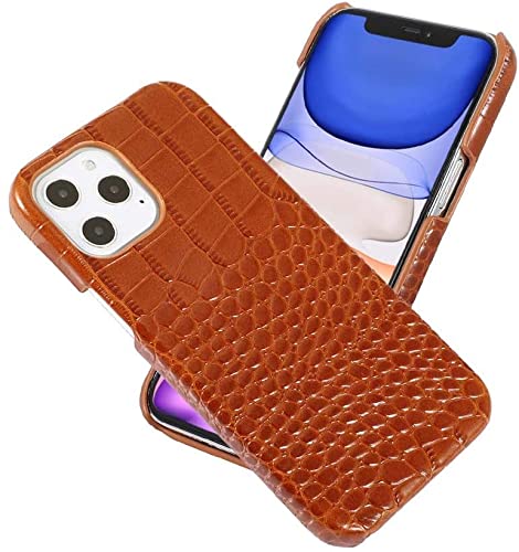 Protection antichoc iPhone 12 Mini housse cuir marron anti-rayures
