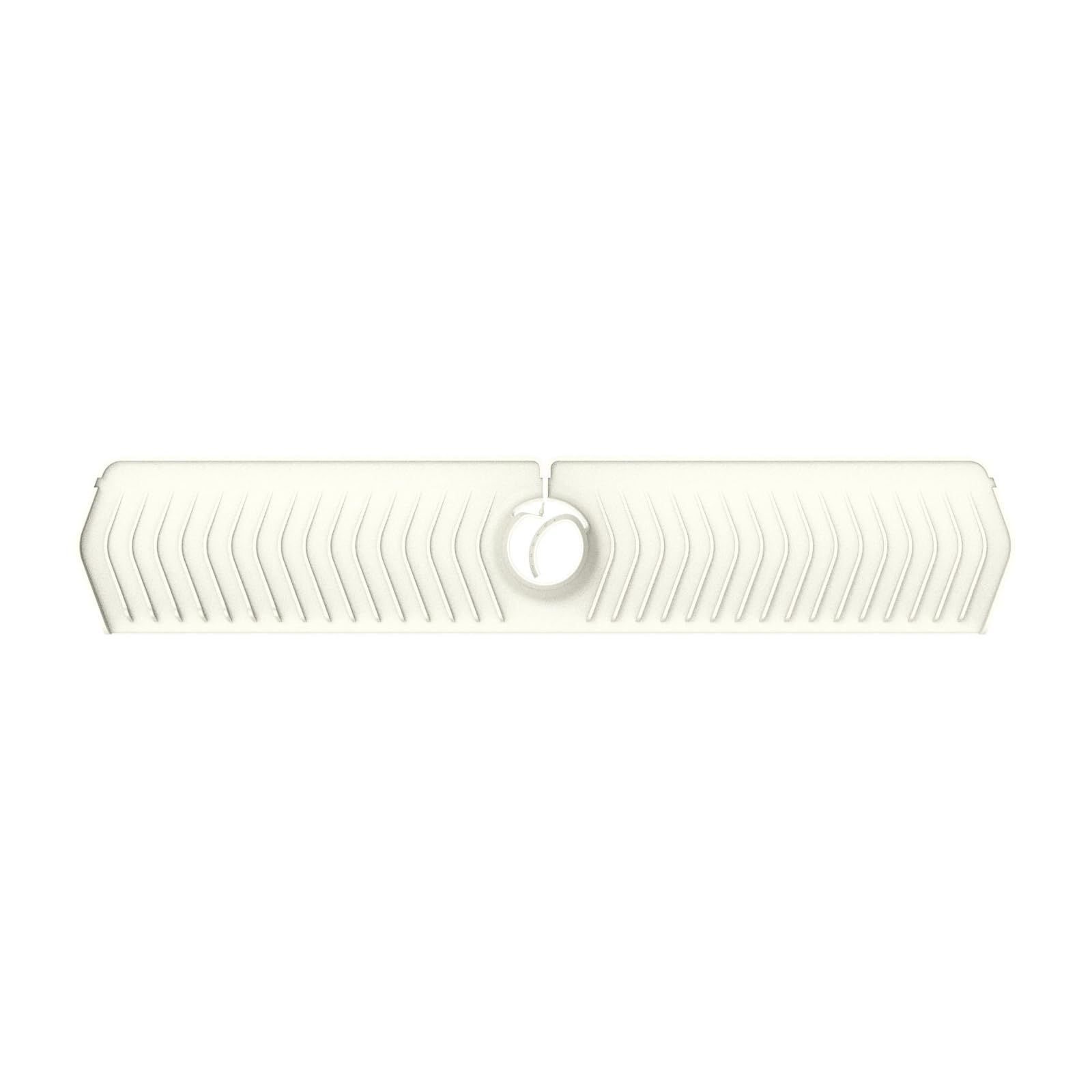 Piceioep Extra Large Anti Splash Sink Pad Offering Customizable Opening Size for Different Faucet Setups Slip Sink Pad