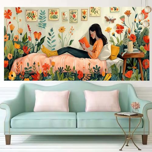 Broderie diamant kit complet grand format 60x150cm et diamond painting adulte paysage T651
