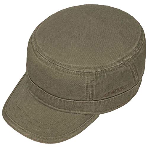 Stetson Gosper Army Cap Women/Men Olive 7 3/4-7 7/8 #TOP1