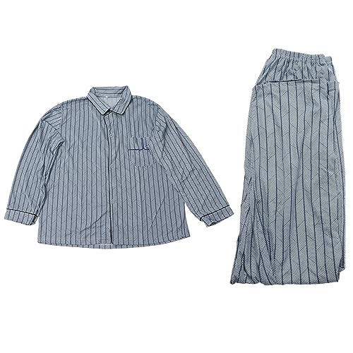 Terno de Pijama Com Calça Comprida, Calça Masculina, Pijama Seco, Respirável, Macio e Confortável pa