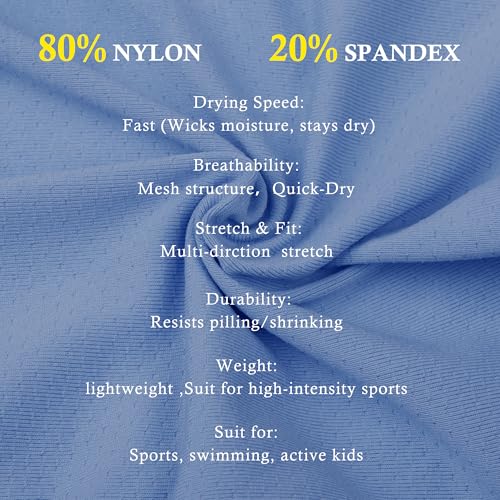 6 Pcs Boys Performance Boxer Briefs –Youth Mesh Breathable Athletic Underwear, Moisture-Wicking，No-Tag Comfort2