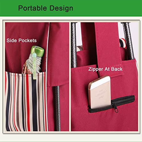 Einkaufswagen-Ersatztasche - 37L wasserdichte Einkaufstasche Aus Oxford-Stoff, Einkaufstrolley Einkaufstasche… – Bild 6