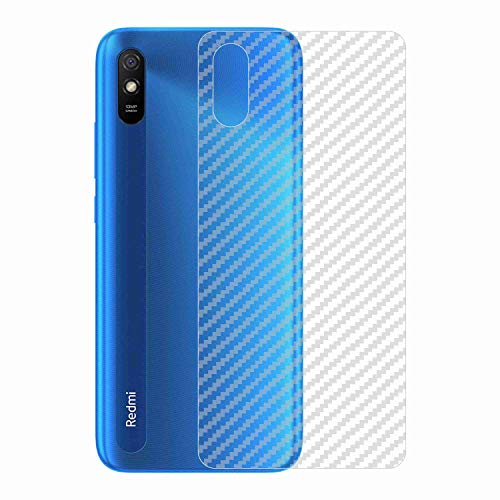 Image of Compatible with Redmi 9A Back Screen Protective Film Carbon Fiber Skin Transparent Screen Guard Sticker