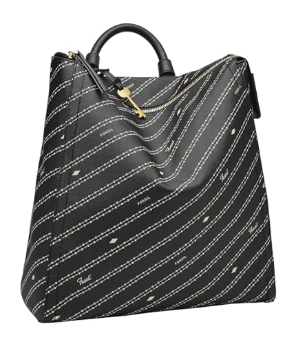 Sac à dos Parker Fossil cuir noir : fini le mal de dos avec élégance