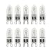 VSTAR G9 Halogen Bulb,Clear G9 Bi-pin Base,120V 40W Base G9 Halogen Bulbs (10pack)