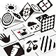 Hahaland Baby Spielzeug 0 6 Monate Kontrastkarten Baby, Kontrastbuch für Neugeborene Babys 0-3-6 Monate Visual Stimulus Lernkarten, Flashcard Kleinkinder Spielzeug Geschenk (20 Stücke)