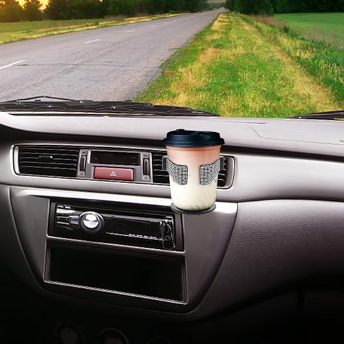 Portavasos para carro NUOBESTY con brillo de pedrería miniatura 5