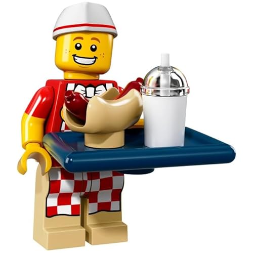 LEGO Hot Dog Vendor Minifigure - CMF Series 17