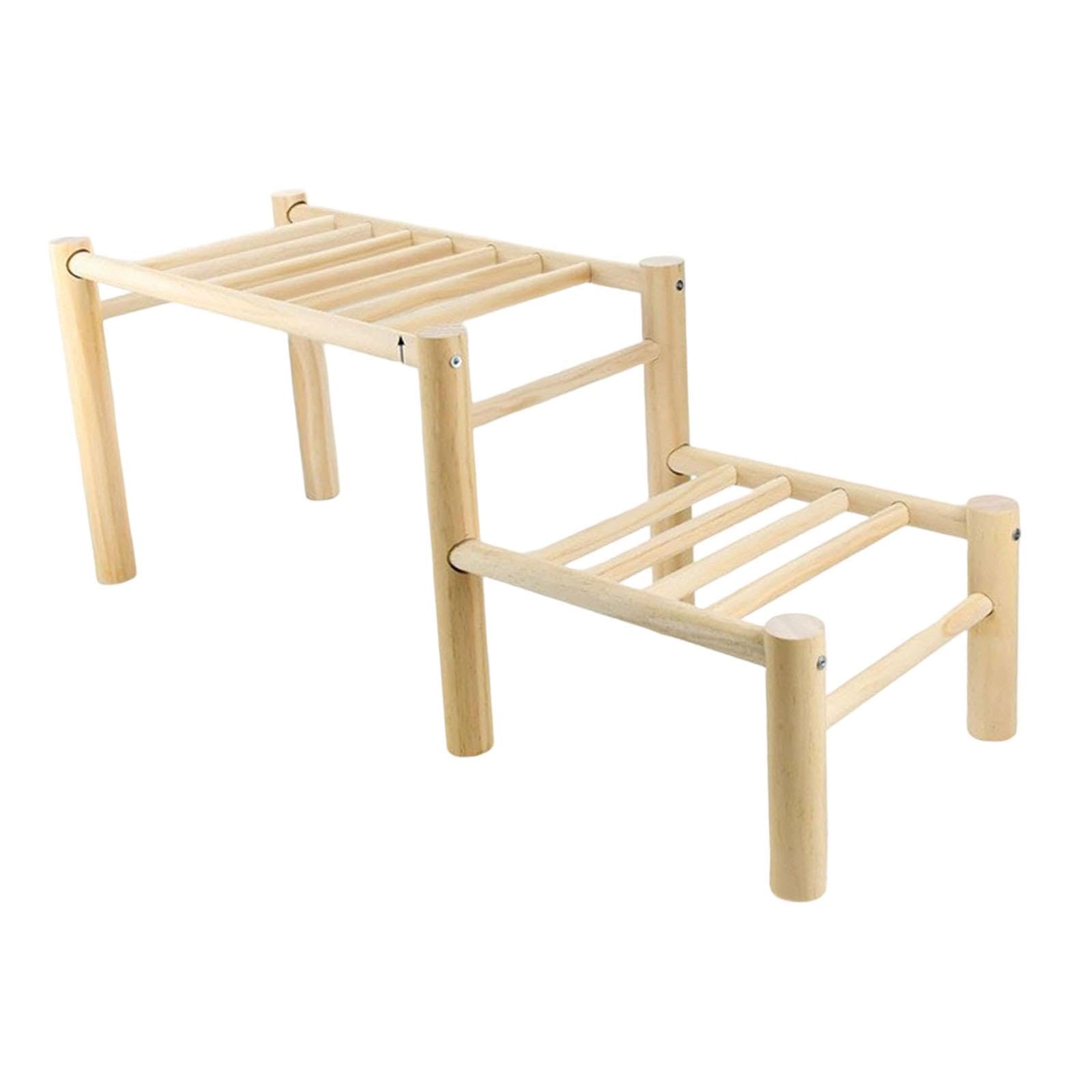 Perchoir en Bois avec échelle, Facile à Assembler et Structure Robuste, idéal pour l'entraînement et Le Divertissement des Poules.