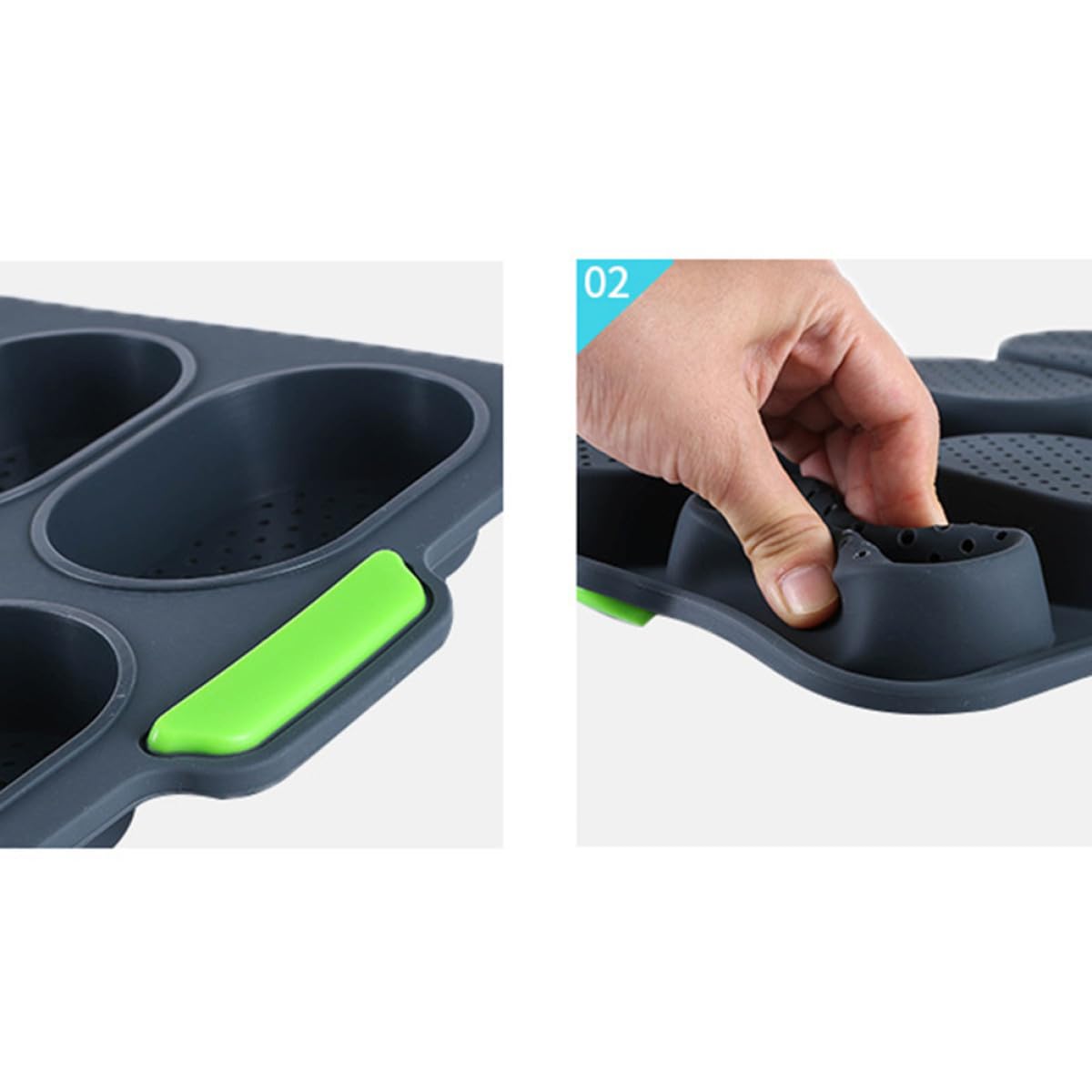 Silikon Brotform 2 Stück Packung aus Antihaft
