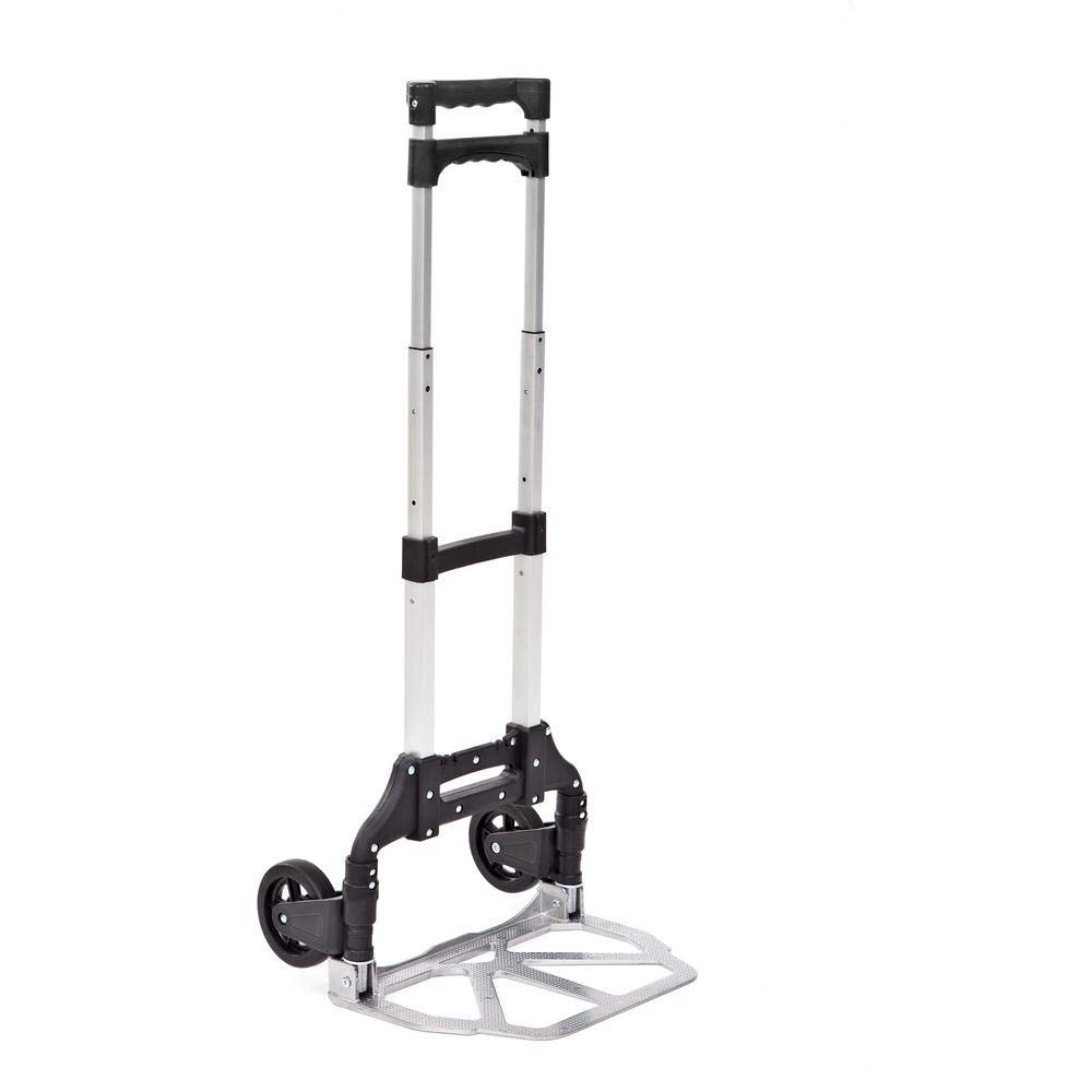 nirvisha Folding and Portable Aluminium Alloy 80 kg Heavy Luggage Travel Hand Trolley with Wheels-picture-38