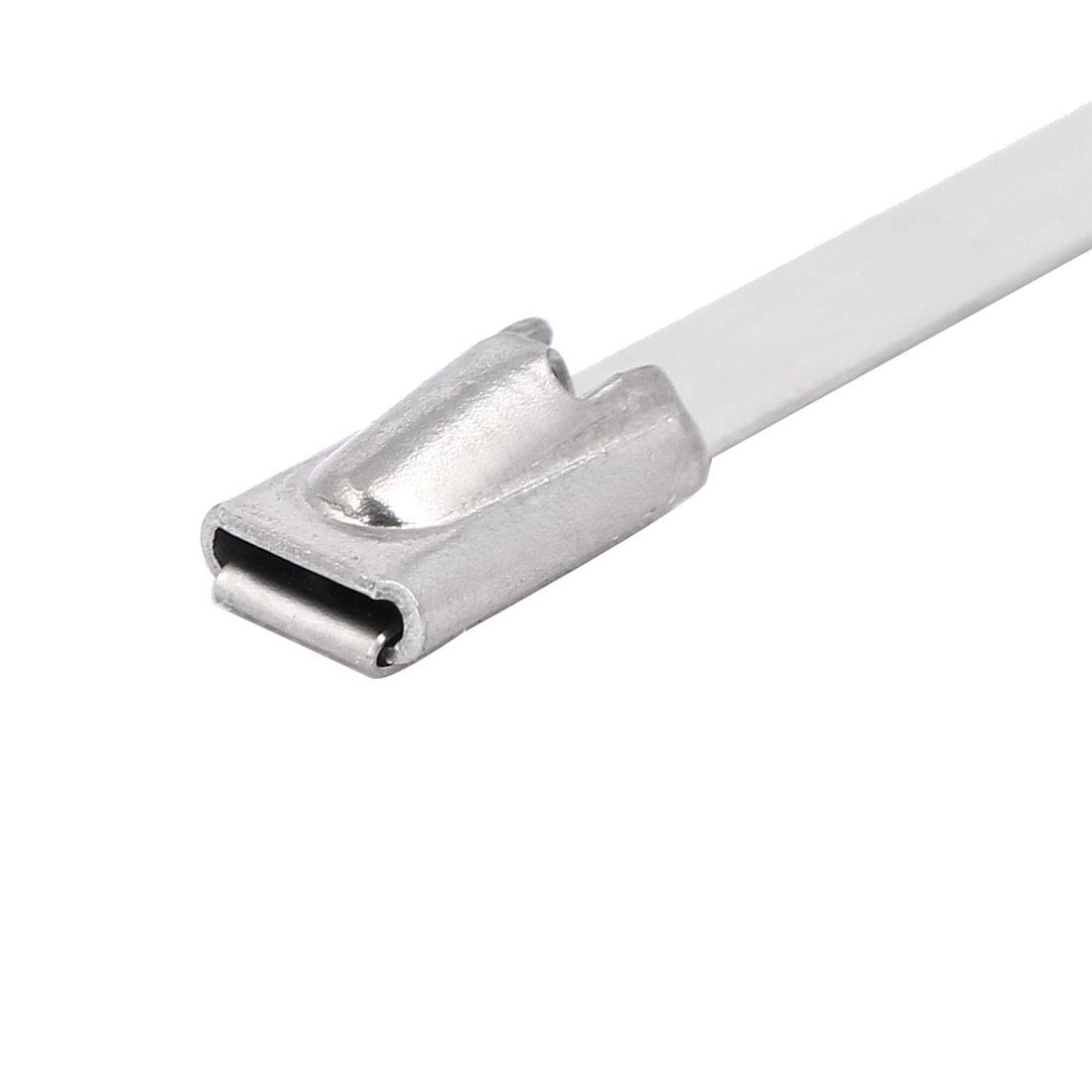 ツシル Amazon.com: uxcell 24 Inch 304 Stainless Steel Locking Cable Zip