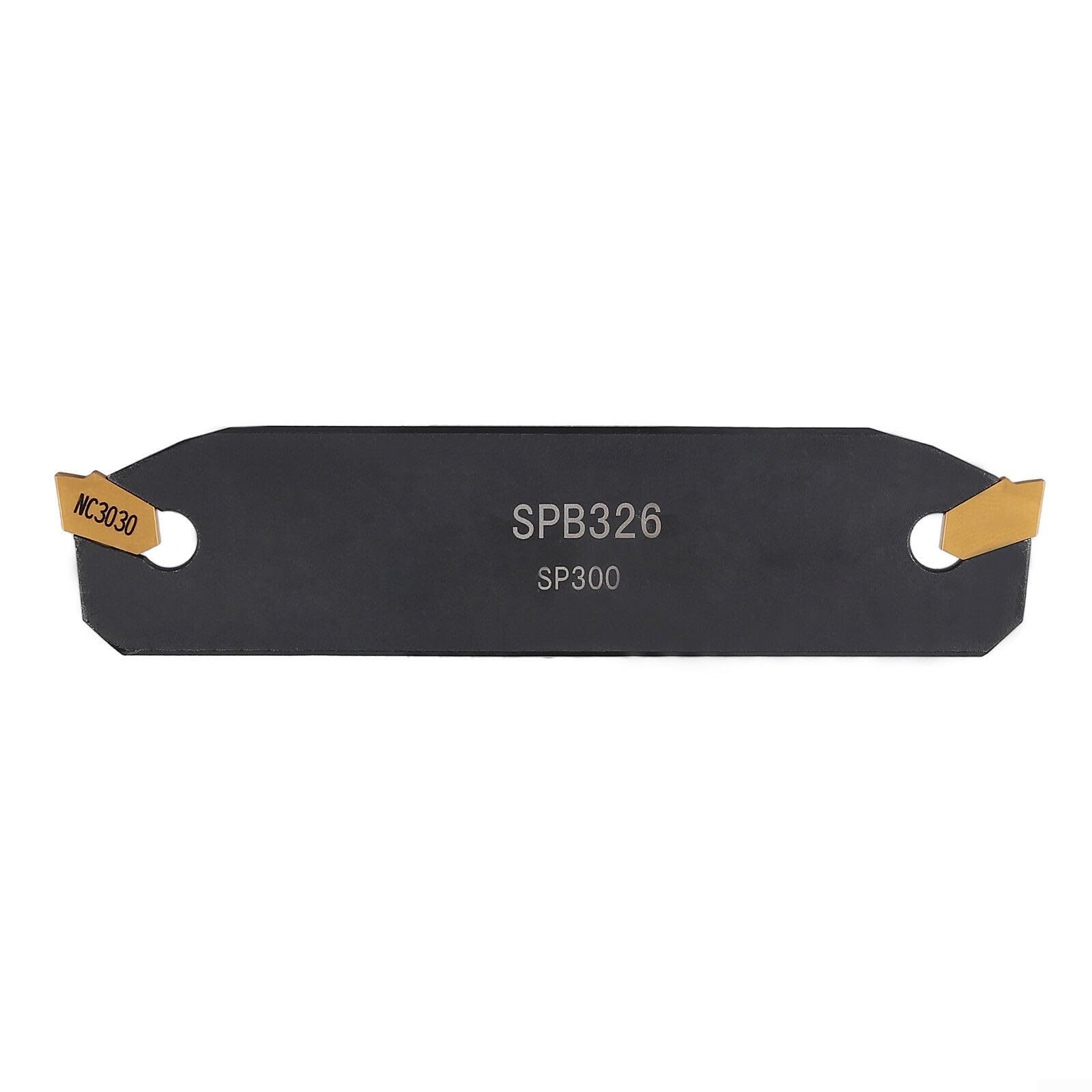 SPB26-3 Porte-outil de rainurage indexable de 26 mm avec 10 inserts en carbure revêtus GTN-3 SP300 pour usinage de semi-finition en acier