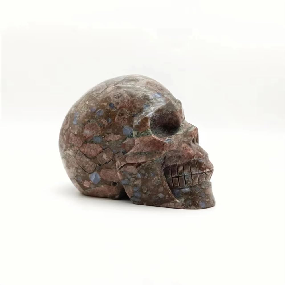 Crystal Skulls Que Sera Stone Llanite Hand Carved Gemstone Collectible Fine Art Sculpture Home Decor Halloween