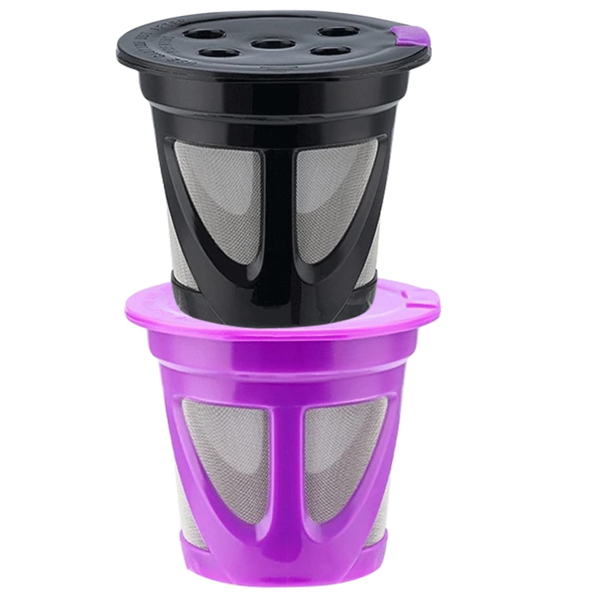 Cabilock 8piezas Filtros De Café Reutilizables De Inoxidable Accesorios Para Cafeteras De Café Compatibles Filtro De Espresso Para Sabores Exquisitos
