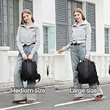 Miss Lulu Mochila Antirrobo de PU para Mujer - Mochila de Gran...