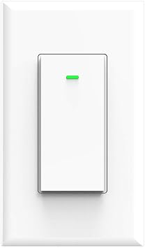Smart Switch WiFi Wall Light Switch, Compatible with Alexa Google Home