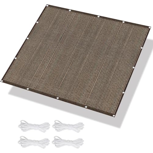 Toile jardin brise-vent marron pour bloquer la chaleur du soleil - 2