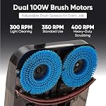 Battery Powered Walk Behind Mini Automatic Floor Scrubber Machine – Compact & Portable, 16” Cleaning Width, 1.5h Runtime, 3-Speed Brush – Ideal for Small Commercial Spaces, Offices, Retail - Image 6