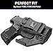 IWB Holster Compatible with Sig Sauer P365 Nitron Micro-Compact/ P365X/ P365 SAS/ P365.380 ACP – Inside Waistband Concealed Carry Holster with Adjustable Cant & Retention, 9mm Gun Holster