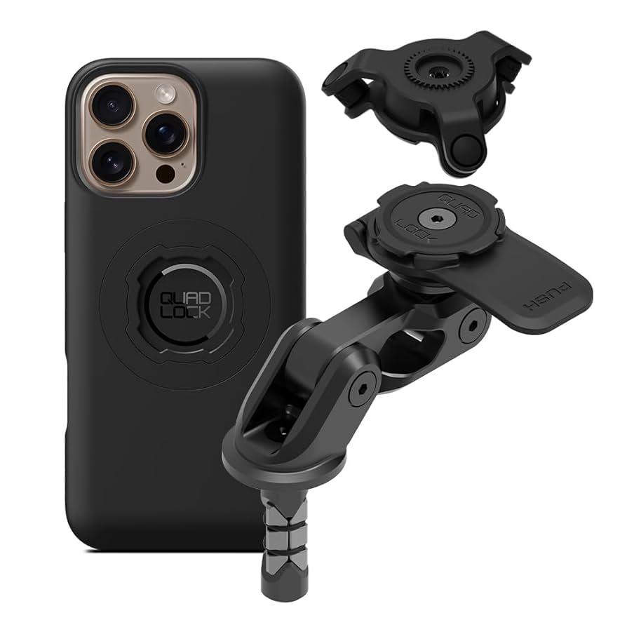 アクセサリー QUAD LOCK FORK STEM MOUNT PRO Quad Lock Motorcycle Fork Stem Mount Pro - Cycle Gear