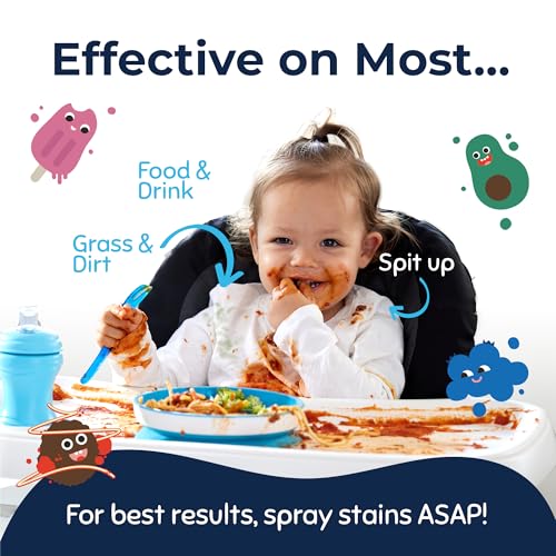 Miss Mouth's Messy Eater Stain Treater - 16oz Refill - Newborn & Baby Essentials - No Dry Cleaning Food, Grease, Coffee Off Laundry, Underwear, Fabric