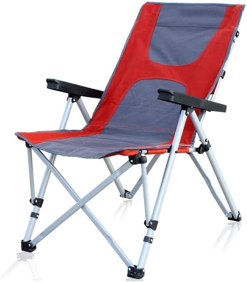 Portable Folding Chair Camping Chair Outdoor Back Adjustable Folding Chair Portable Beach Chair Camping Fishing Chair Adjustable Folding Chair